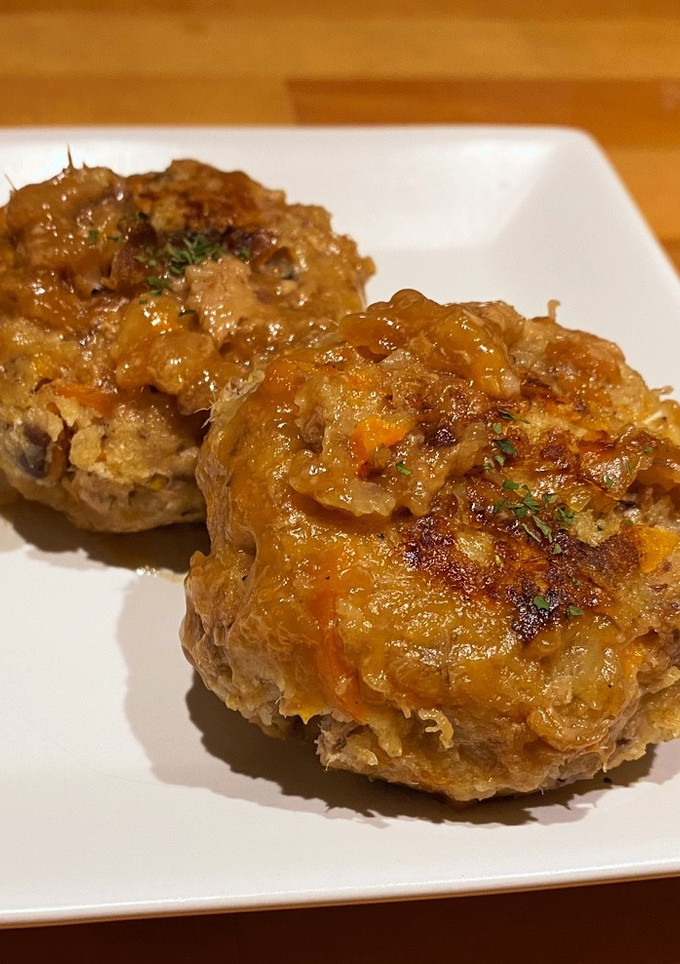 鯖缶で簡単！ふわふわサバーグ-レシピのメイン写真