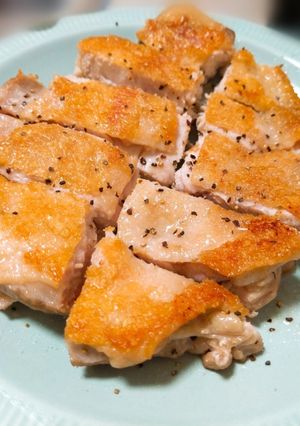 皮かりかり！チキンステーキ-レシピのメイン写真