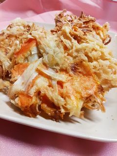 ごぼうと人参のパリパリかき揚げ-レシピのメイン写真