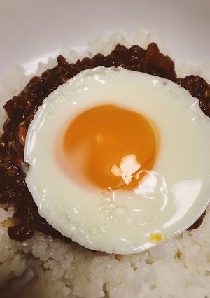 レンチン簡単目玉焼き-レシピのメイン写真