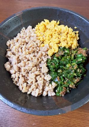 我が家の定番☆三色丼-レシピのメイン写真