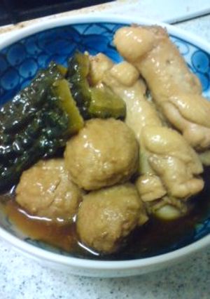 ゴーヤーと鶏の泡盛煮-レシピのメイン写真