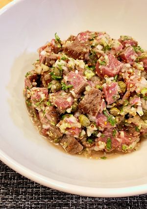 牛肉のタルタル風ステーキ-レシピのメイン写真