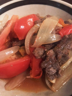 トマトと牛肉のすき煮-レシピのメイン写真