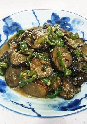 お袋の味♪ナスとピーマンの鍋しぎ☆-レシピのメイン写真