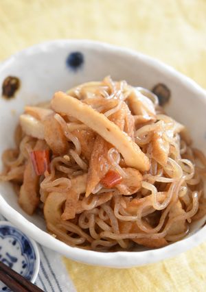糸こんにゃくとさつま揚げの旨辛炒め-レシピのメイン写真