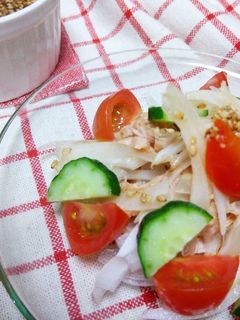 新玉ねぎの彩りサラダ★中華ドレッシング-レシピのメイン写真
