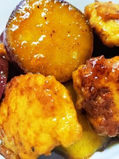 さつま芋と鶏つくねの甘辛煮-レシピのメイン写真