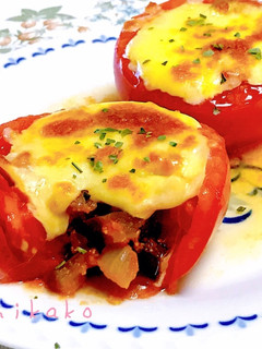 ★無駄なく食べる。トマトのチーズ焼き★-レシピのメイン写真