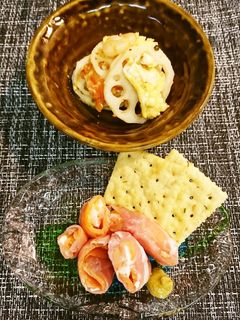 生ハムサーモン炙りのクリチ巻き-レシピのメイン写真