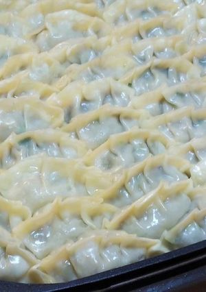 ホットプレートで餃子60個-レシピのメイン写真
