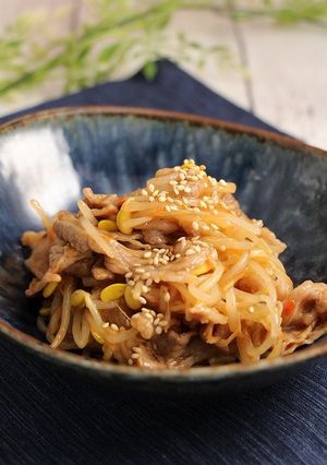 レンジで簡単！青椒肉絲☆牛こまもやし-レシピのメイン写真