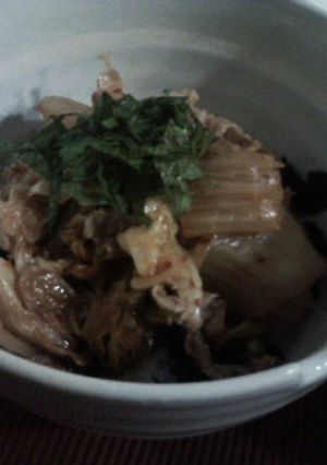 ♪豚キムチ丼♪-レシピのメイン写真