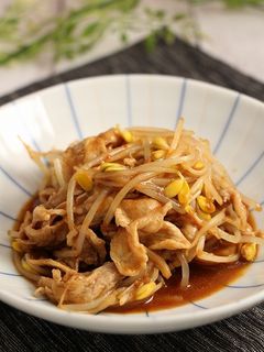 レンジで簡単!回鍋肉☆豚こまもやし-レシピのメイン写真