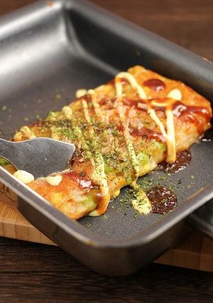 簡単！おからパウダー☆豆もやしもんじゃ風-レシピのメイン写真