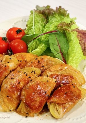 パパッ♪と簡単♡てりやき 豚の玉ねぎ巻き-レシピのメイン写真