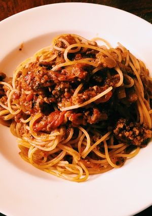 難しい味付けなし!基本のミートパスタ-レシピのメイン写真