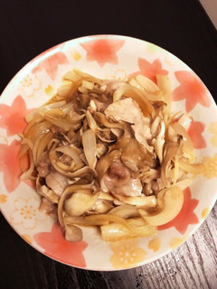 レンジでメイン☆豚肉と舞茸のポン酢蒸し-レシピのメイン写真
