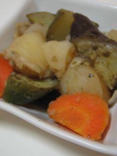 夏野菜の洋風バジル煮込み-レシピのメイン写真