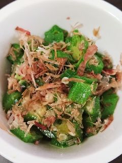 ☆おくらのおかか和え☆ポン酢で-レシピのメイン写真