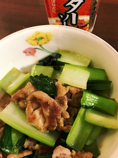 小松菜と豚肉のうまうま丼-レシピのメイン写真