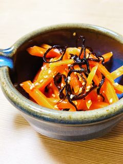 簡単☆人参の塩昆布レモン和え-レシピのメイン写真