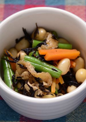 いなべ市学校給食☆ひじきの煮物-レシピのメイン写真