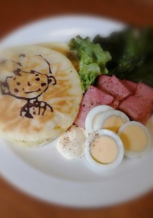 お絵描きホットケーキ-レシピのメイン写真