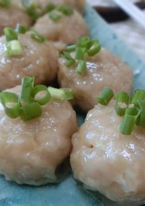 ふわふわ♪　レンジでチーズ入りシュウマイ-レシピのメイン写真
