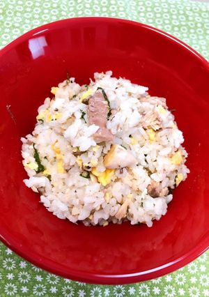 混ぜるだけ！炒めないサバ缶チャーハン-レシピのメイン写真