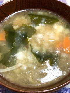 いなべ市学校給食☆長芋のとろとろ汁-レシピのメイン写真