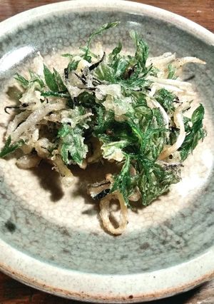 SDGs人参葉、もやし、ひじきのかき揚げ-レシピのメイン写真