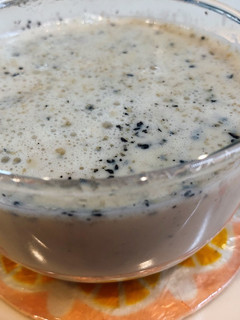 薬膳茶⭐︎豆乳黒ゴマラテ-レシピのメイン写真