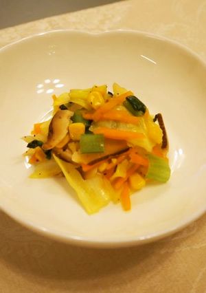 野菜ソテー@倉敷市学校給食-レシピのメイン写真