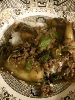 ビーフ・バジル・茄子の炒め物・タイ料理-レシピのメイン写真