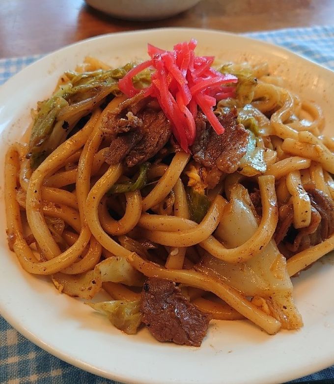 懐かしのジンギスカン焼きうどん-レシピのメイン写真
