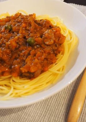 ミートソース＠倉敷市学校給食-レシピのメイン写真