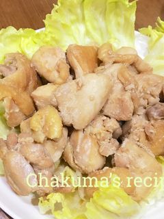 簡単☆鶏もも肉の生姜醤油蒸し焼き-レシピのメイン写真