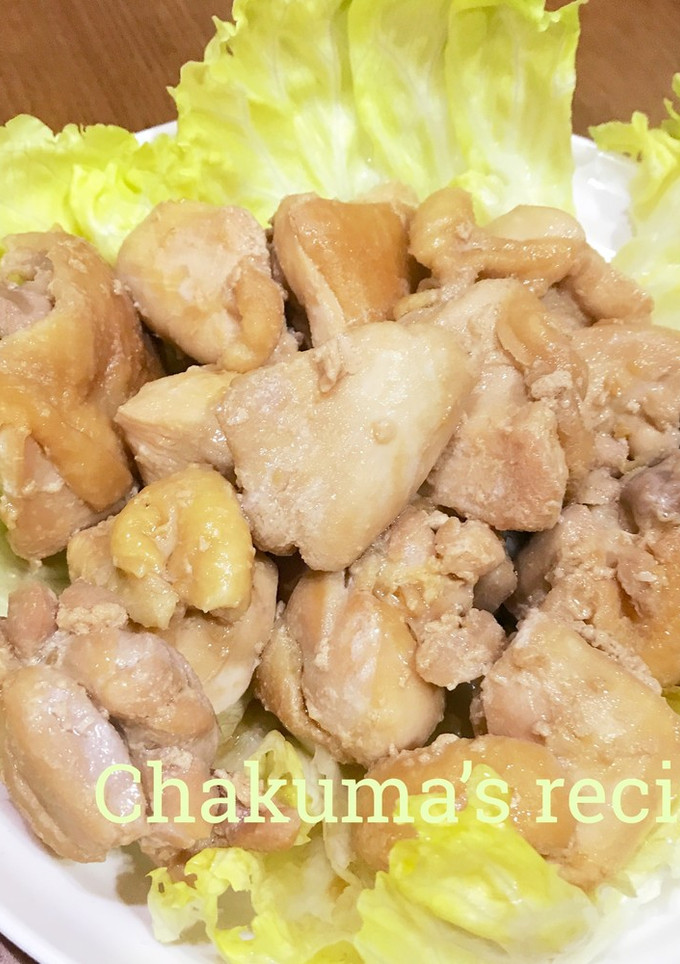 簡単☆鶏もも肉の生姜醤油蒸し焼き-レシピのメイン写真