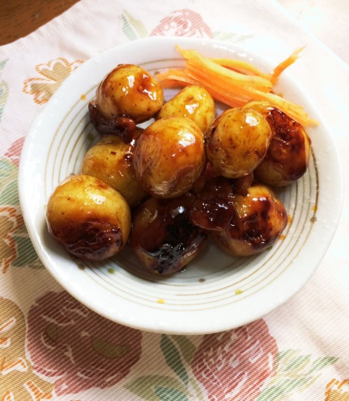 新じゃが小芋の皮付き甘辛煮-レシピのメイン写真