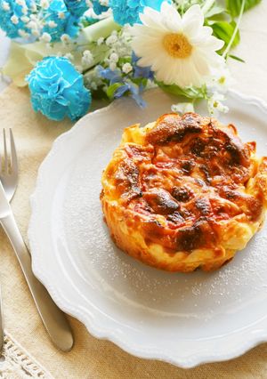 バスク風ストロベリーチーズケーキ-レシピのメイン写真