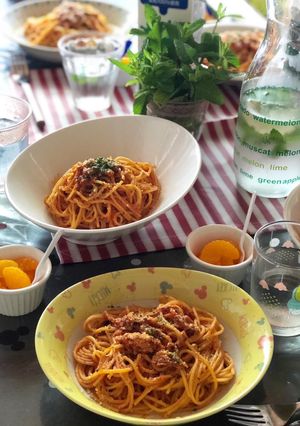 市販の缶詰や瓶詰めdeトマトツナパスタ-レシピのメイン写真