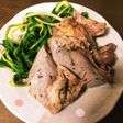 キジバトのコンフィ(低温調理)