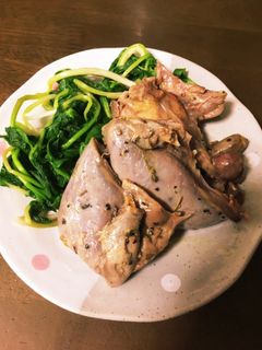 キジバトのコンフィ(低温調理)-レシピのメイン写真