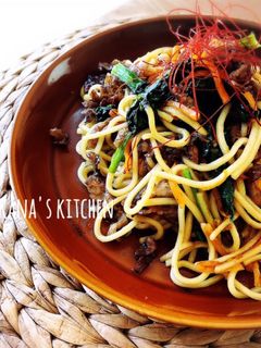 焼き肉のタレで♪♪ビビンバ風焼きそば♪♪-レシピのメイン写真