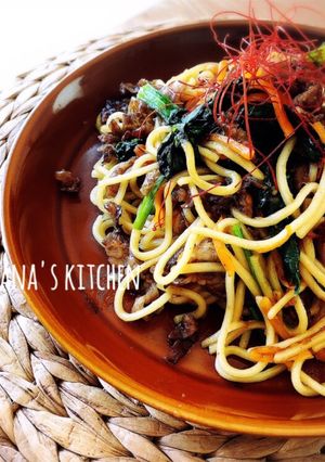 焼き肉のタレで♪♪ビビンバ風焼きそば♪♪-レシピのメイン写真