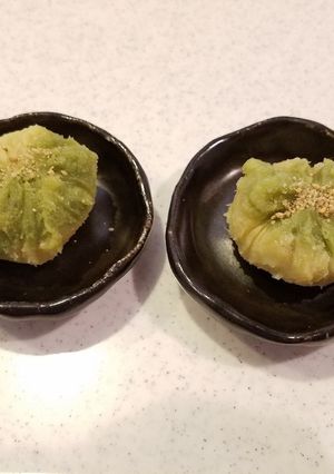 さつま芋で☆２色の巾着芋-レシピのメイン写真