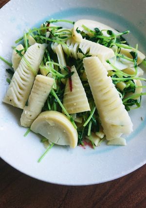たけのこと、豆苗のクレイジーソルト炒め-レシピのメイン写真