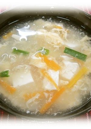 かきたま汁＠倉敷市学校給食-レシピのメイン写真