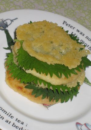 ポテトとチーズのお焼きミルフィーユ-レシピのメイン写真